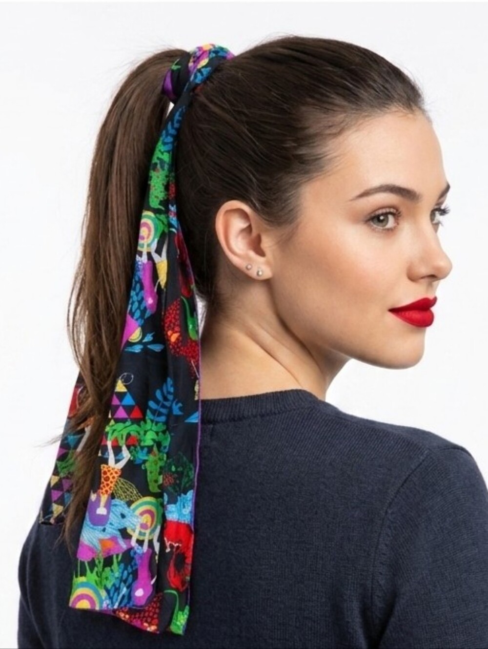 Colourful Fun Print Scarf